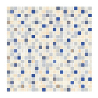 Glasmosaikmatte Blue-Mix 30 cm x 30 cm gallery