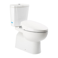 Stand-WC Kombi 63 cm Weiß Tiefsp&u gallery